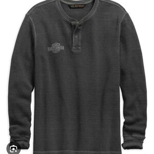 Harley-Davidson Men's Black Long Sleeve Shirt